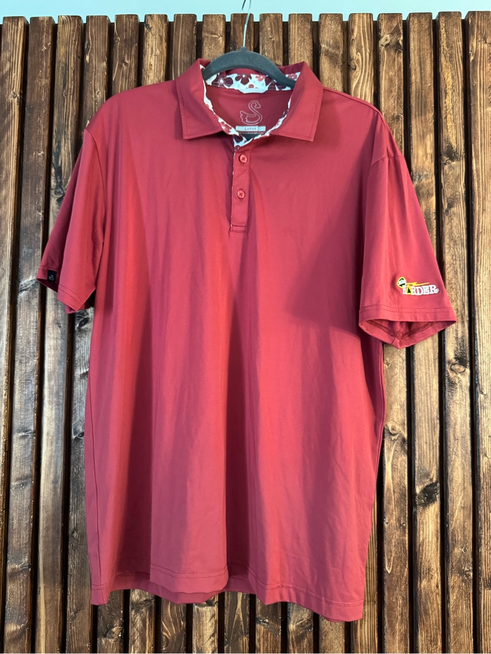 Swannies Co performance golf polo